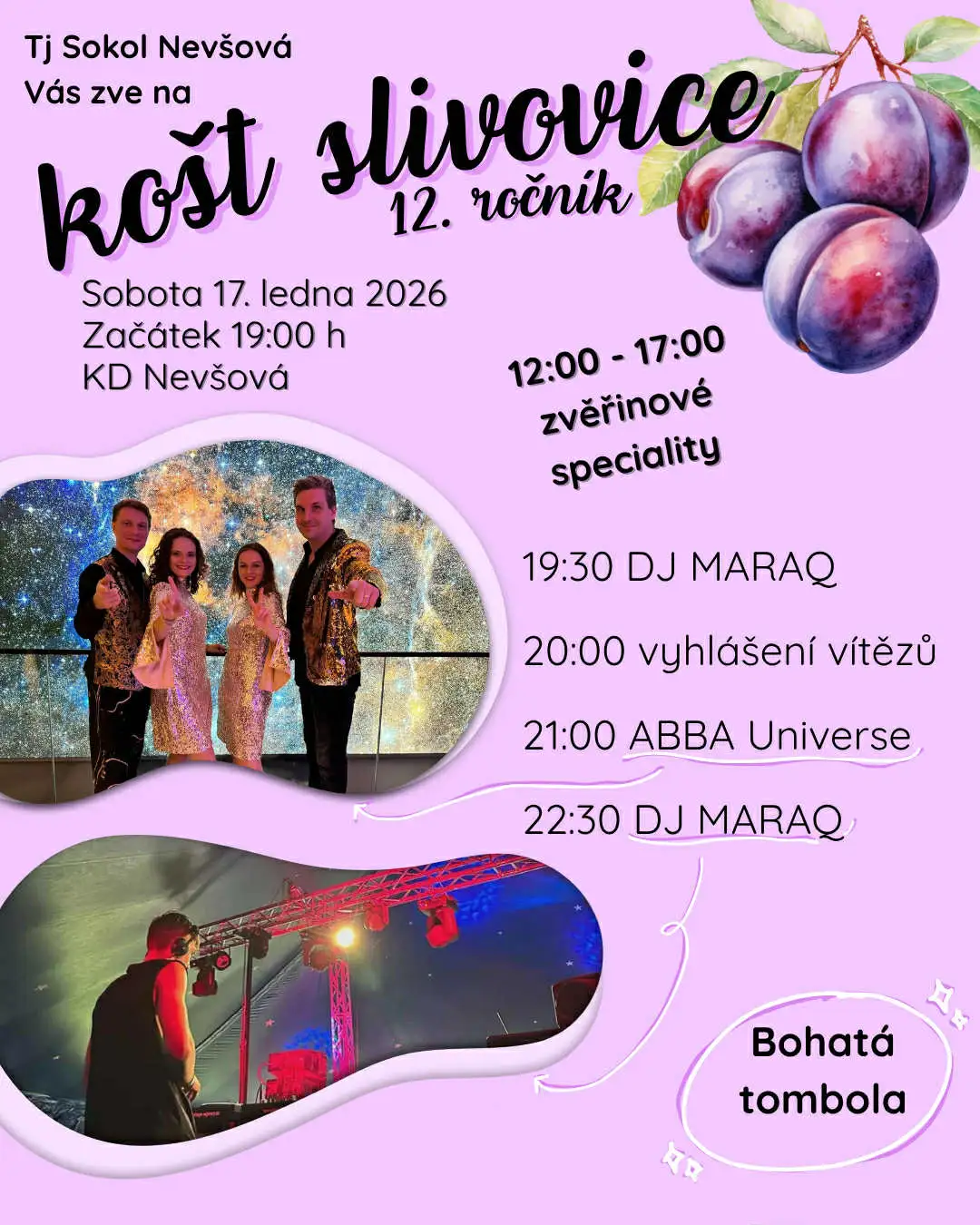 KOŠT SLIVOVICE 2026